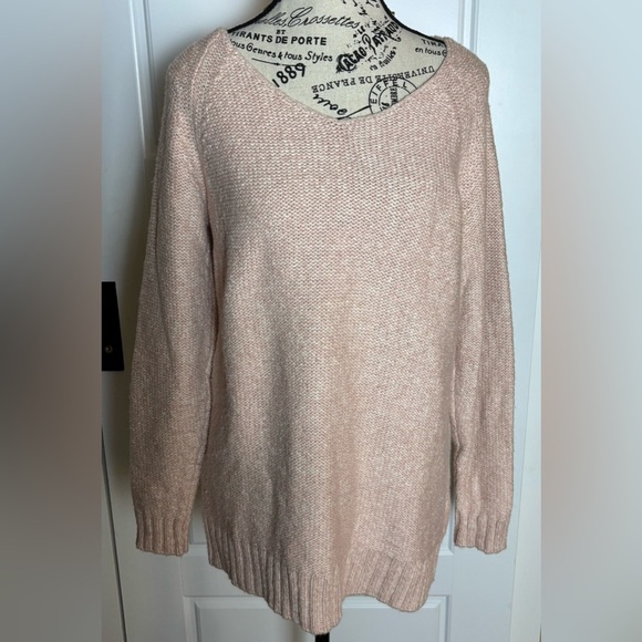 Ralph Lauren Blush Pink V- Neck Pullover Sweater Size Medium - Picture 1 of 5